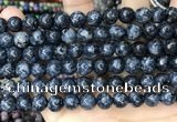 CLJ522 15.5 inches 4mm,6mm,8mm,10mm & 12mm round sesame jasper beads