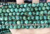 CLJ527 15.5 inches 4mm,6mm,8mm,10mm & 12mm round sesame jasper beads