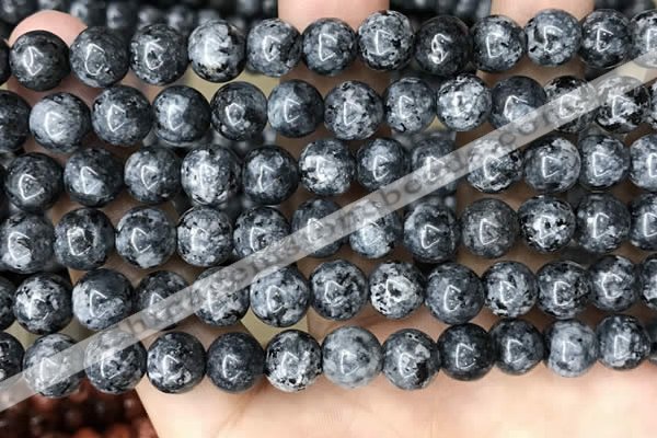 CLJ532 15.5 inches 4mm,6mm,8mm,10mm & 12mm round sesame jasper beads