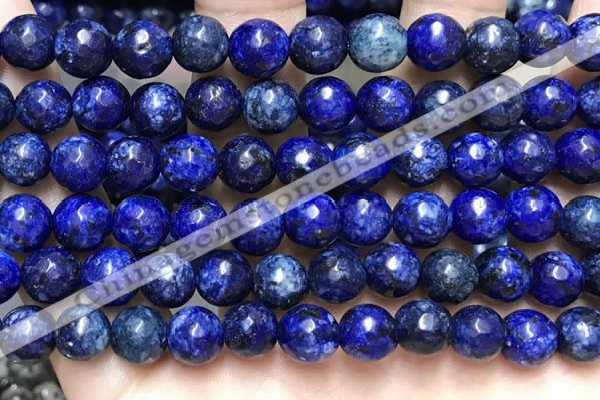 CLJ563 15.5 inches 6mm,8mm,10mm & 12mm faceted round sesame jasper beads