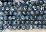 CLJ564 15.5 inches 6mm,8mm,10mm & 12mm faceted round sesame jasper beads