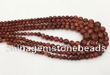 CLJ614 6mm - 14mm round sesame jasper graduated beads