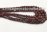 CLJ615 6mm - 14mm round sesame jasper graduated beads