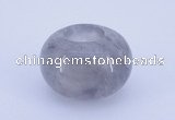 CLO02 19*30mm rondelle loose cloudy quartz gemstone beads wholesale