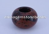 CLO07 19*30mm rondelle loose mahogany obsidian gemstone beads wholesale