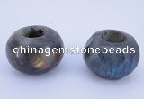 CLO19 19*30mm rondelle loose labradorite gemstone beads wholesale