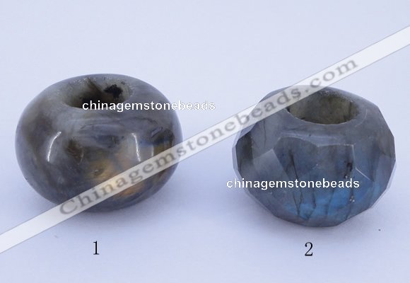 CLO19 19*30mm rondelle loose labradorite gemstone beads wholesale