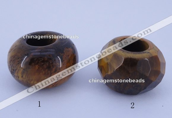 CLO20 19*30mm rondelle loose tiger eye gemstone beads wholesale