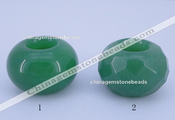 CLO22 19*30mm rondelle loose green aventurine gemstone beads wholesale