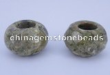 CLO23 19*30mm rondelle loose rhyolite gemstone beads wholesale