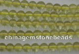 CLQ151 15.5 inches 6mm round natural lemon quartz beads wholesale