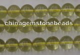 CLQ153 15.5 inches 10mm round natural lemon quartz beads wholesale