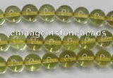 CLQ201 15.5 inches 6mm round natural lemon quartz beads wholesale