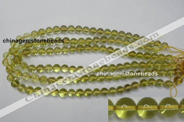 CLQ201 15.5 inches 6mm round natural lemon quartz beads wholesale