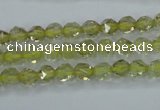 CLQ301 15.5 inches 6mm faceted nuggets lemon quartz beads