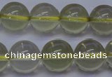 CLQ353 15 inches 10mm round natural lemon quartz beads wholesale