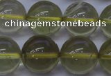 CLQ354 15 inches 12mm round natural lemon quartz beads wholesale