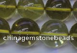 CLQ355 15 inches 14mm round natural lemon quartz beads wholesale