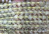CLQ361 15 inches 6mm round lemon quartz gemstone beads
