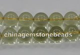CLQ52 15.5 inches 10mm round natural lemon quartz beads wholesale