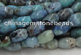 CLR07 16 inches 8*12mm rice larimar gemstone beads wholesale