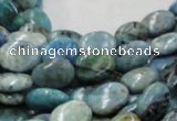 CLR10 16 inches 10*14mm oval larimar gemstone beads wholesale