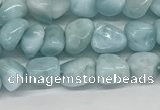 CLR134 15.5 inches 3*4mm - 4*6mm chips natural larimar gemstone beads