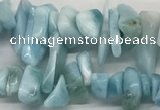 CLR135 15.5 inches 3*8mm - 6*15mm chips natural larimar gemstone beads