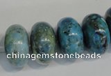 CLR204 15.5 inches 12*20mm rondelle larimar gemstone beads