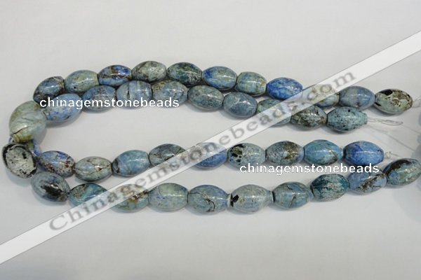 CLR206 15.5 inches 13*18mm rice larimar gemstone beads