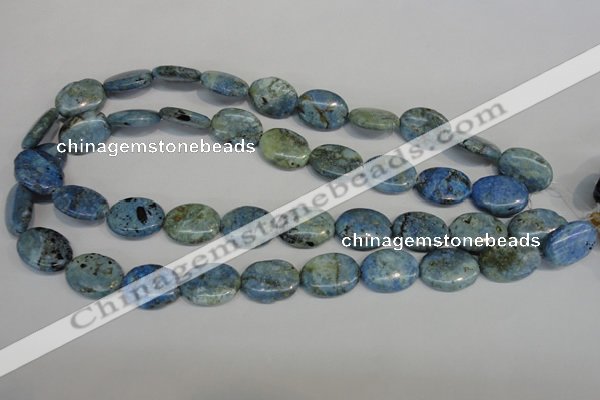 CLR215 15.5 inches 15*20mm oval larimar gemstone beads