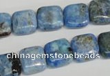 CLR218 15.5 inches 12*12mm square larimar gemstone beads