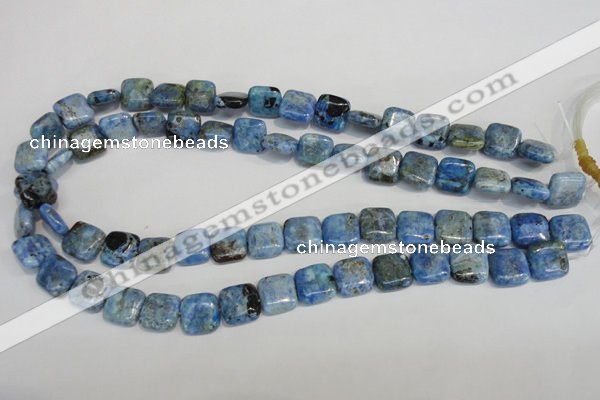 CLR218 15.5 inches 12*12mm square larimar gemstone beads