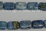 CLR220 15.5 inches 10*14mm rectangle larimar gemstone beads