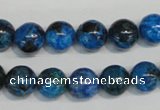 CLR303 15.5 inches 10mm round dyed larimar gemstone beads