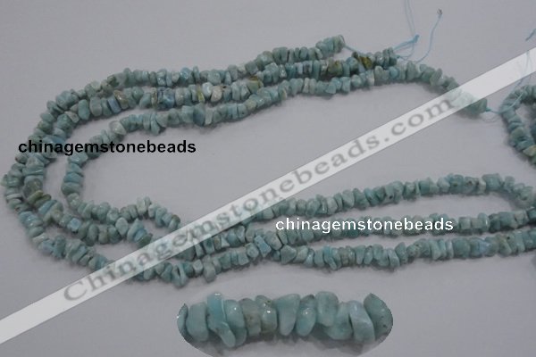 CLR31 15.5 inches natural larimar gemstone chip beads wholesale