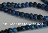 CLR310 15.5 inches 4*6mm rondelle dyed larimar gemstone beads