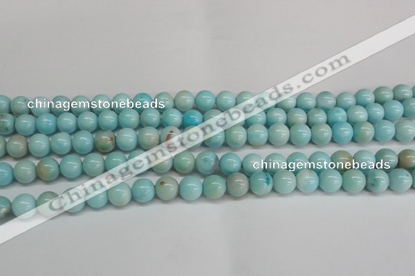 CLR352 15.5 inches 8mm round dyed larimar gemstone beads