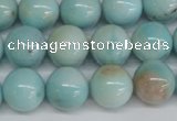 CLR353 15.5 inches 10mm round dyed larimar gemstone beads