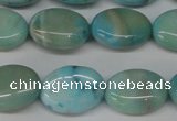 CLR372 15.5 inches 10*14mm oval dyed larimar gemstone beads