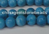 CLR401 15.5 inches 6mm round dyed larimar gemstone beads