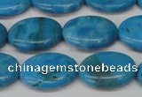 CLR422 15.5 inches 12*16mm oval dyed larimar gemstone beads