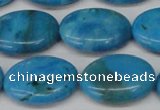 CLR424 15.5 inches 15*20mm oval dyed larimar gemstone beads