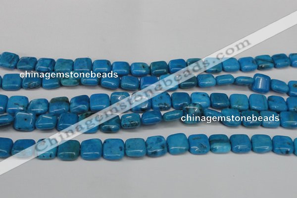 CLR431 15.5 inches 12*12mm square dyed larimar gemstone beads