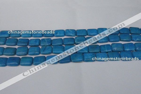 CLR440 15.5 inches 8*12mm rectangle dyed larimar gemstone beads