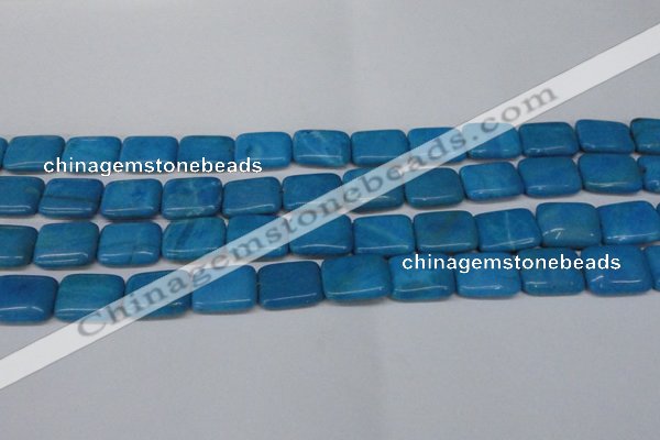 CLR441 15.5 inches 10*14mm rectangle dyed larimar gemstone beads