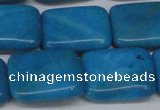 CLR444 15.5 inches 15*20mm rectangle dyed larimar gemstone beads