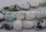 CLR51 15.5 inches 8*10mm – 12*16mm nuggets natural larimar beads