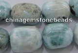 CLR53 15.5 inches 15*20mm – 18*22mm nuggets natural larimar beads