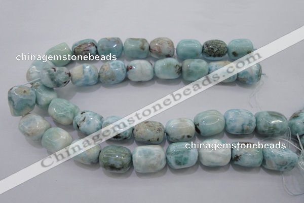 CLR53 15.5 inches 15*20mm – 18*22mm nuggets natural larimar beads